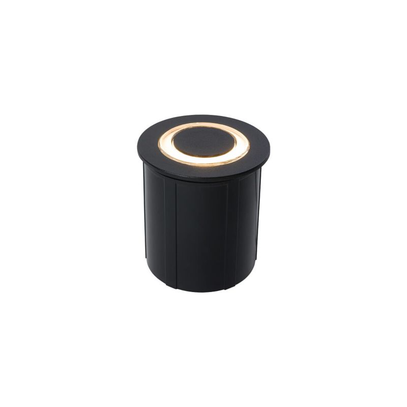 Jordindbygget Lampa Circlet Sort 6,2x6,5 cm LED 3W 3000K