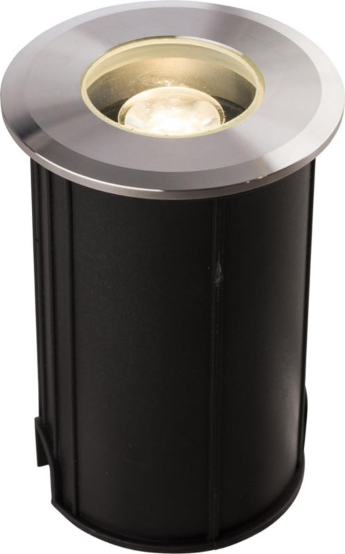 Indkørselslampe Picco 9x6x6 cm Sort/Sølv LED 1W 3000K 80lm IP67 Aluminium
