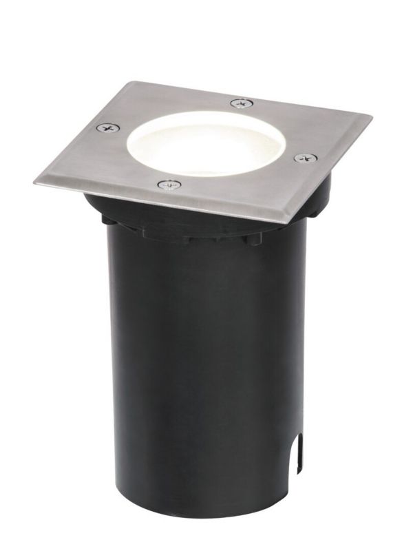 Indkørselslampe Tacoma 15x11 cm Krom Satin GU10 IP65