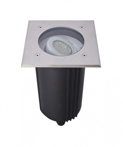 Jordindbygget Lampa SU-MA Mix Sølv 1xGU10 50W IP67 17,5x15x15 cm