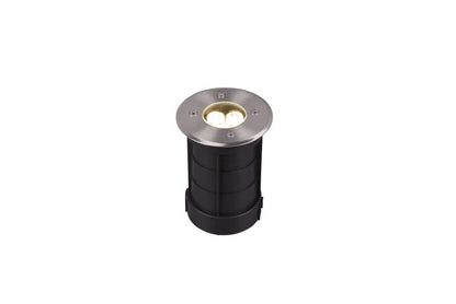 Jordindbygget Trio Belaja LED 3W 3000K 180lm IP65 14,5x11x11 cm Sølv
