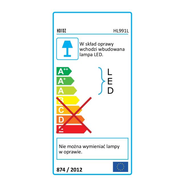 Horoz Sol Lampe 4 x 0,4 W LED mix