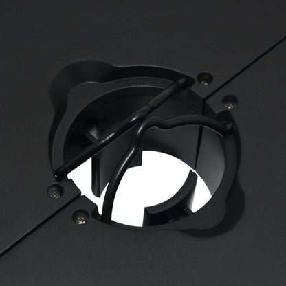 LED-lampe til parasol 200 mm Sort