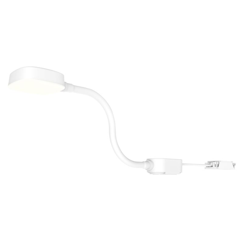 GoodHome Hornbil IP44 hvid overskabslampe