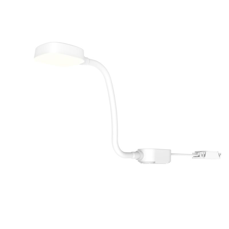 GoodHome Hornbil IP44 hvid overskabslampe