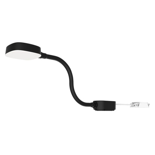 GoodHome Hornbil IP44 overskabslampe i mat-sort
