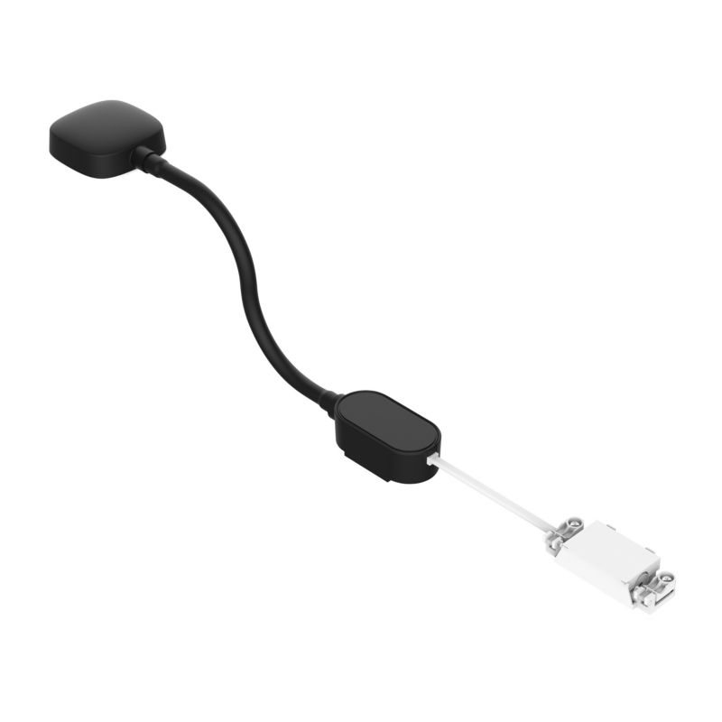 GoodHome Hornbil IP44 overskabslampe i mat-sort