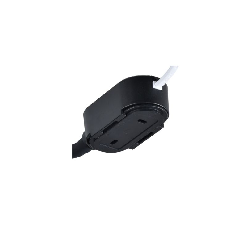 GoodHome Hornbil IP44 overskabslampe i mat-sort