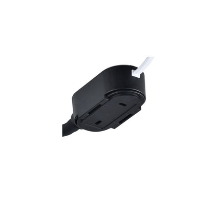GoodHome Hornbil IP44 overskabslampe i mat-sort