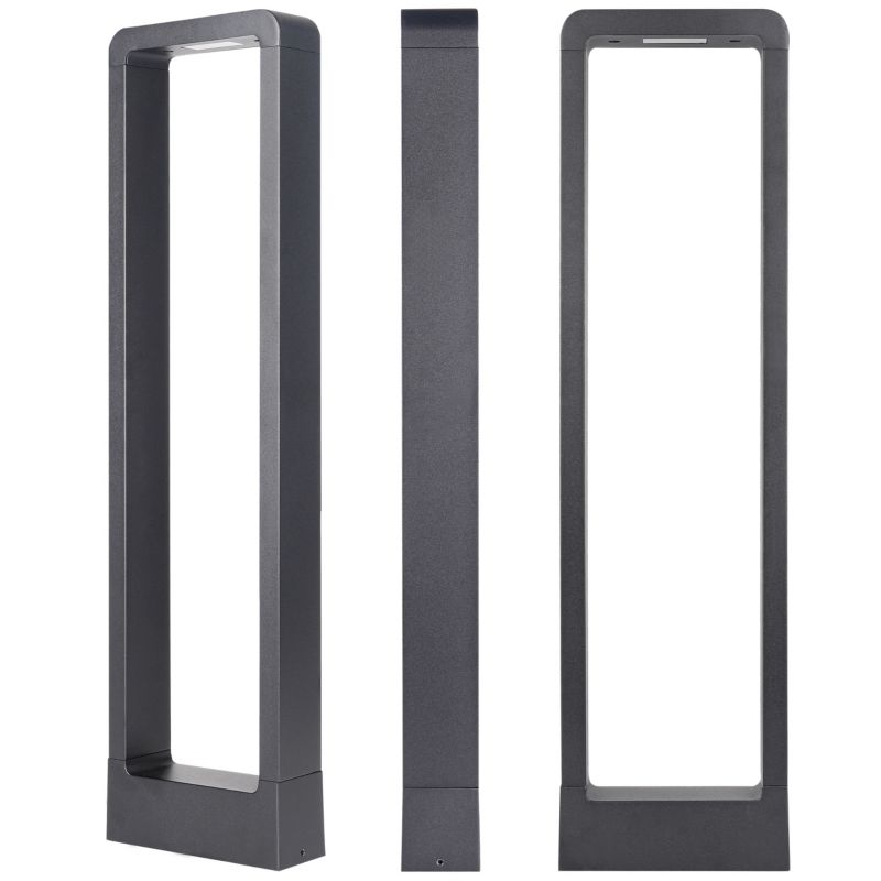 LED Havepæl Rio 7W 60cm IP54 Antracit