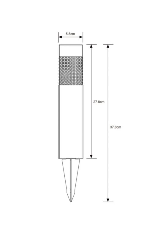 Blooma solcelle-havebelysning 20 lm 7500 K sort