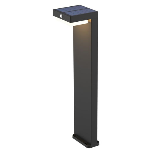 Goldlux Mali solcellelampe til haven 400 lm IP44 med bevægelsessensor, sort