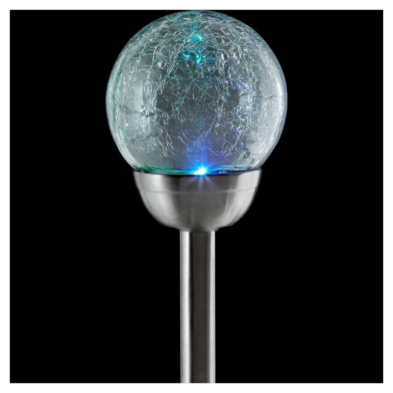 Blooma LED solcellelampe til haven 5000 K med knust glas