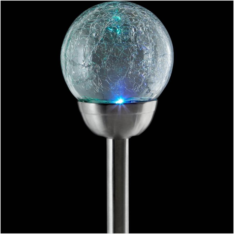 Blooma LED solcellelampe til haven 5000 K med knust glas