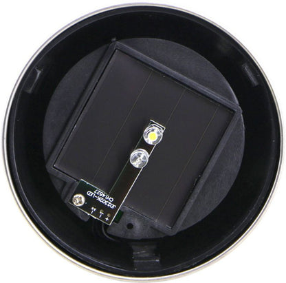 Sollampe til have LED 5000 K Revnet glas 12x12x56 cm