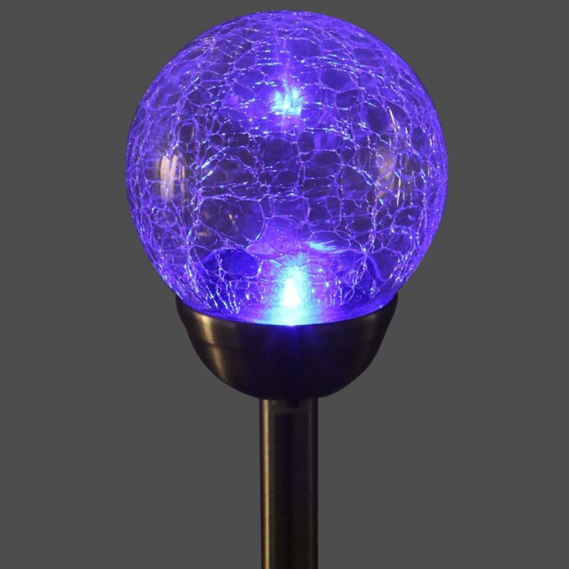 Blooma LED solcellelampe til haven 5000 K med knust glas