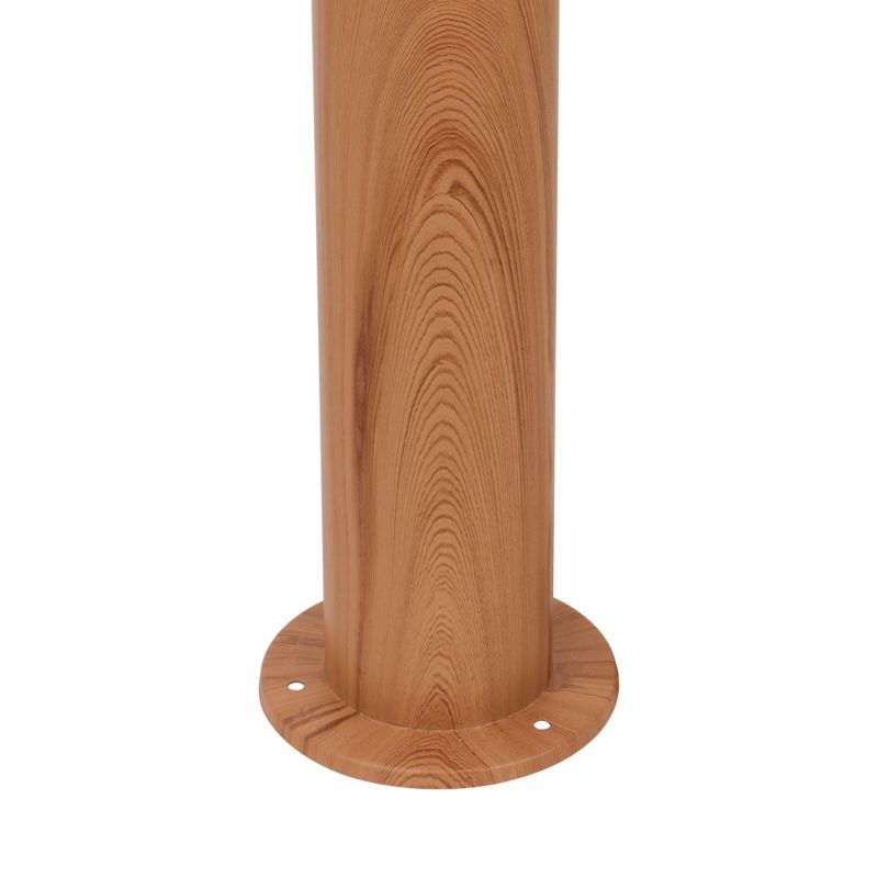 Stålampe Hollis 1xE27 IP44 Træ 45 cm
