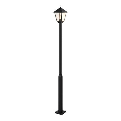 Stående havelampe Docker E27 IP44 Sort 200 cm