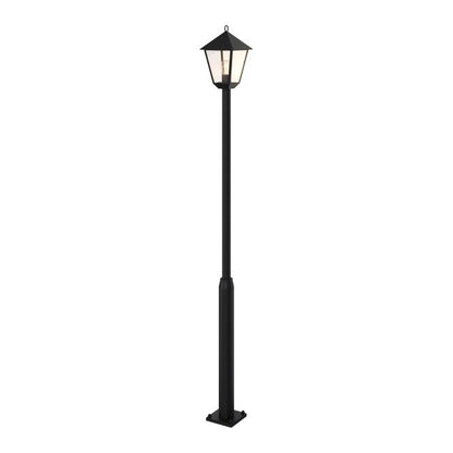Stående havelampe Docker E27 IP44 Sort 200 cm
