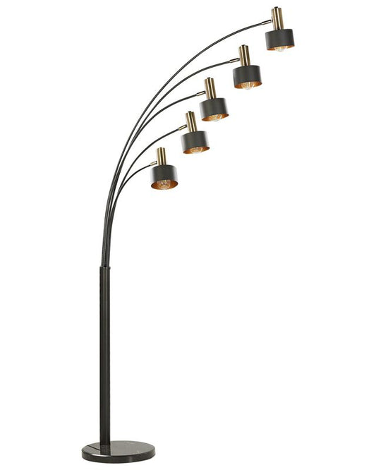 Anbesa metal gulvlampe sort 1 stk.