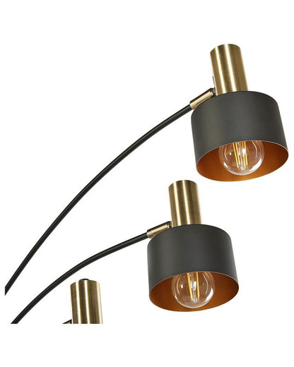 Anbesa metal gulvlampe sort 1 stk.