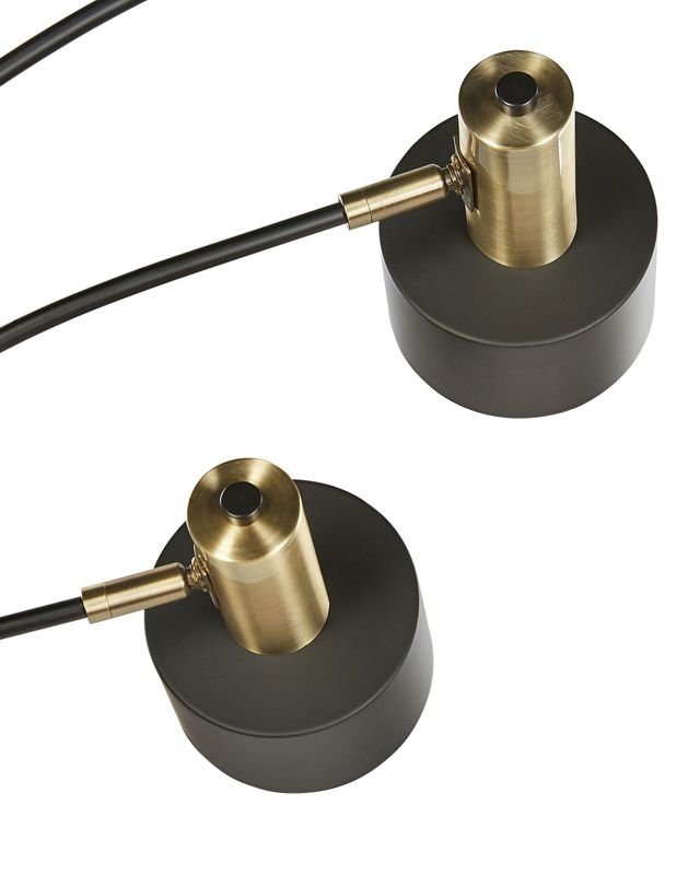 Anbesa metal gulvlampe sort 1 stk.