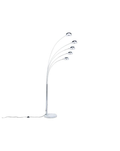 Flinders Metal gulvlampe sølv 1 stk.
