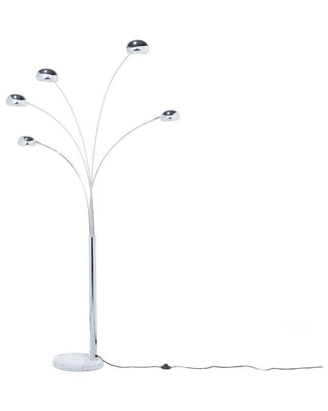 Flinders Metal gulvlampe sølv 1 stk.