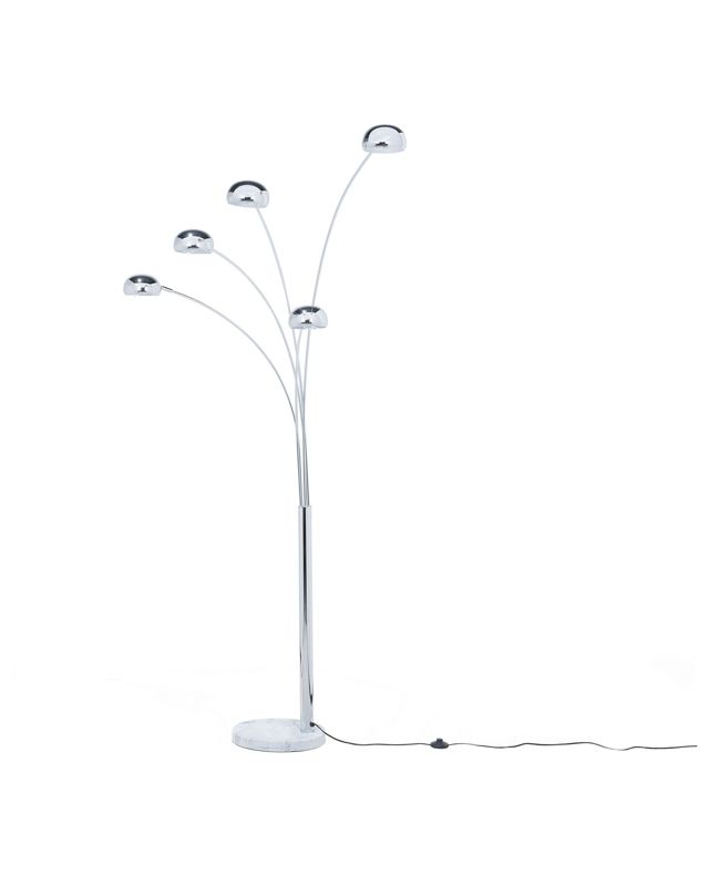 Flinders Metal gulvlampe sølv 1 stk.