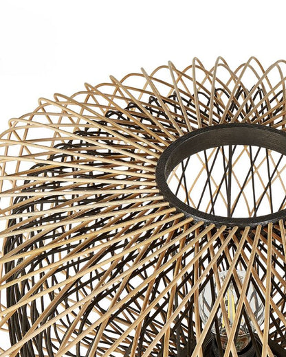 Javari gulvlampe bambustræ sort 1 stk.