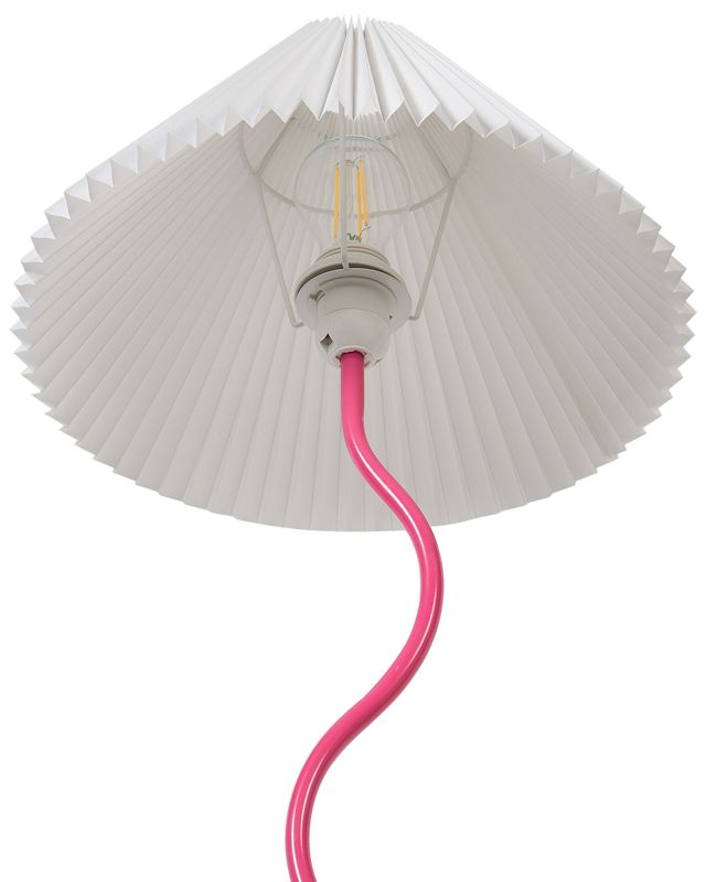 Jikawo metal gulvlampe i pink, 1 stk.