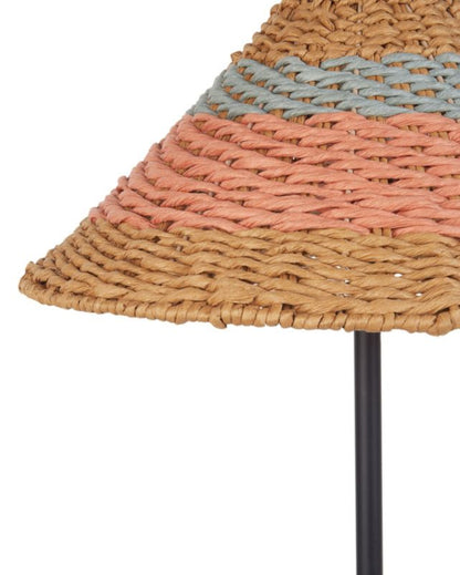 Gulvlampe Kyoga flet beige 1 stk.