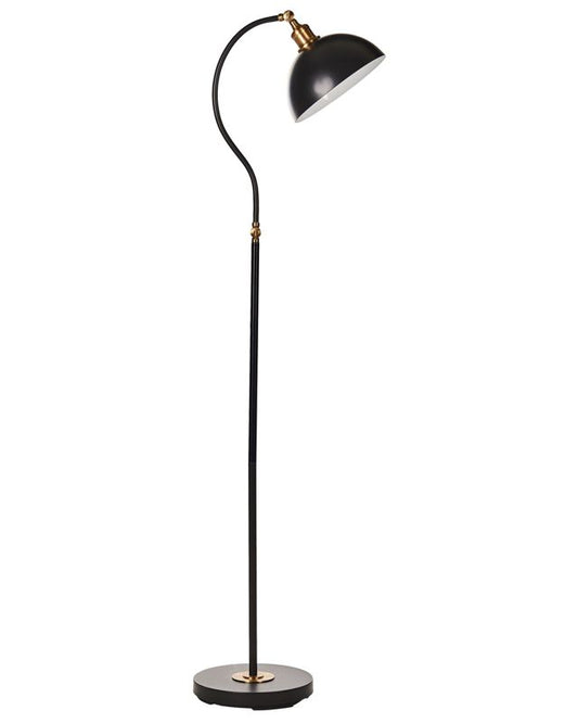 Lennon metal gulvlampe sort 1 stk.