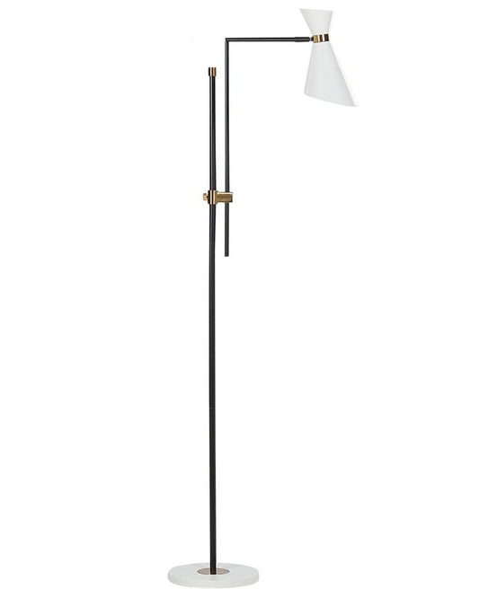 Melawi metal gulvlampe hvid 1 stk.