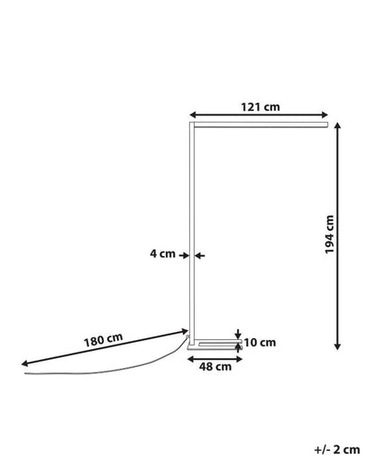 Mensa Metal gulvlampe hvid 1 stk.