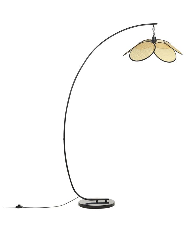 Merrica metal gulvlampe sort 1 stk.