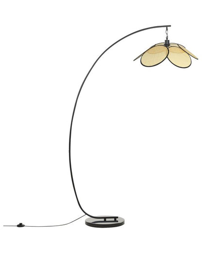 Merrica metal gulvlampe sort 1 stk.