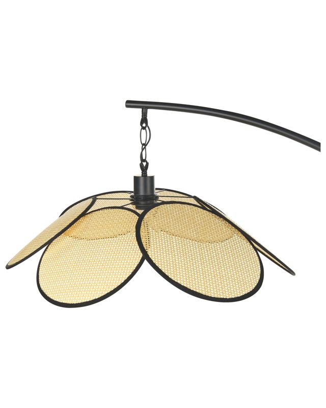 Merrica metal gulvlampe sort 1 stk.