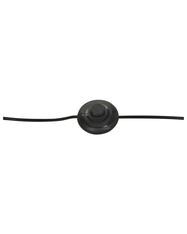 Merrica metal gulvlampe sort 1 stk.