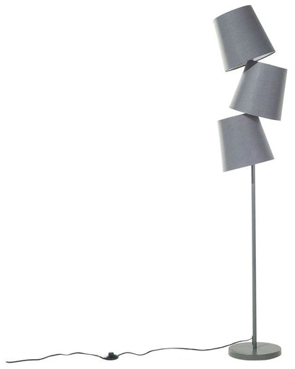 Rio Grande gulvlampe metal grå 1 stk.