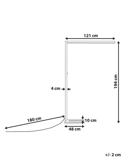 Sagitta Metal gulvlampe sølv 1 stk.