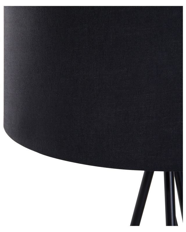 Sambra metal gulvlampe sort 1 stk.