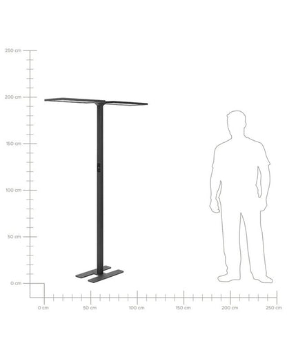 Sculptor Metal gulvlampe sort 1 stk.