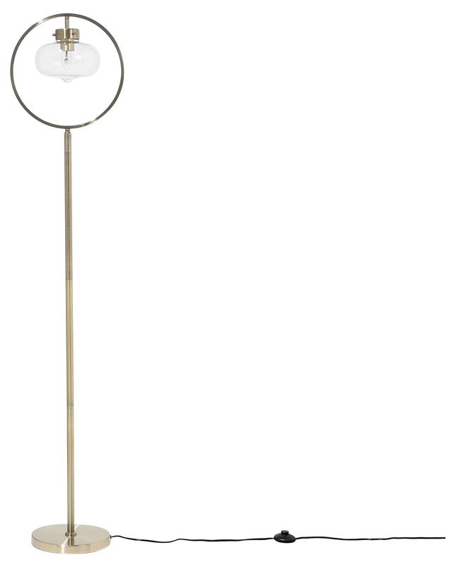 Severn Metal gulvlampe i guld, 1 stk.