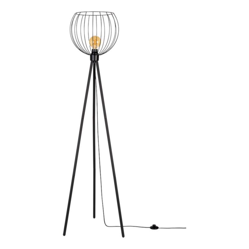 Gulvlampe SPOT Light 1xE27 Max. 40W Elegant Sort i Klassisk Stil, Polsk Producent, 1 stk.