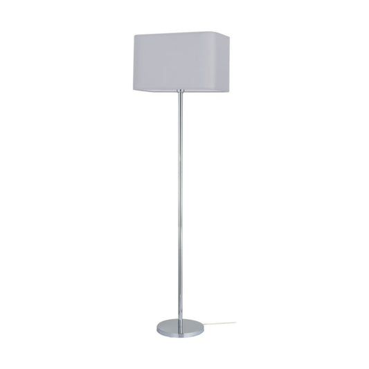 Gulvlampe SPOT Light 1xE27 Maks. 40W Kombination af krom og elegant grå lampeskærm, polsk producent, 1 stk.