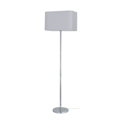 Gulvlampe SPOT Light 1xE27 Max. 40W Kombination af krom og elegant grå lampeskærm, polsk producent, 1 stk.