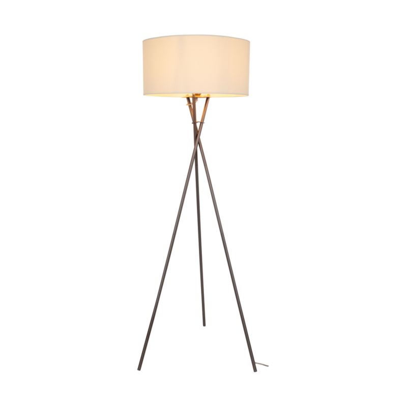 Gulvlampe SPOT Light 1xE27 Max. 60W Satinglans og Varm Hvid, Skabt af Polsk Producent, 1 stk