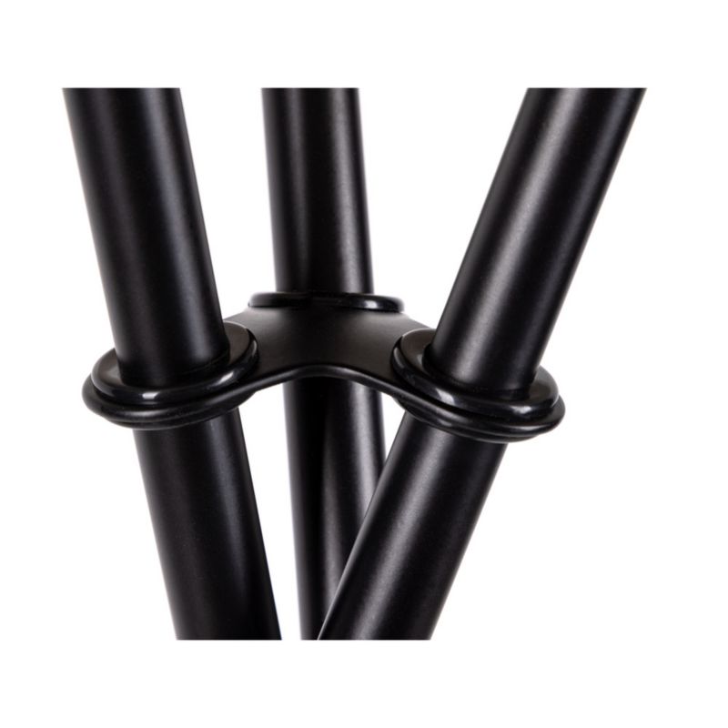 Spot Light gulvlampe 1xE27 maks. 60W sort fod med hvid skærm, polsk producent, 1 stk.