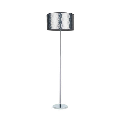 Gulvlampe SPOT Light 1xE27 Maks. 60W Elegant kombination af krom og sølvfarvet stof, polsk producent, 1 stk.